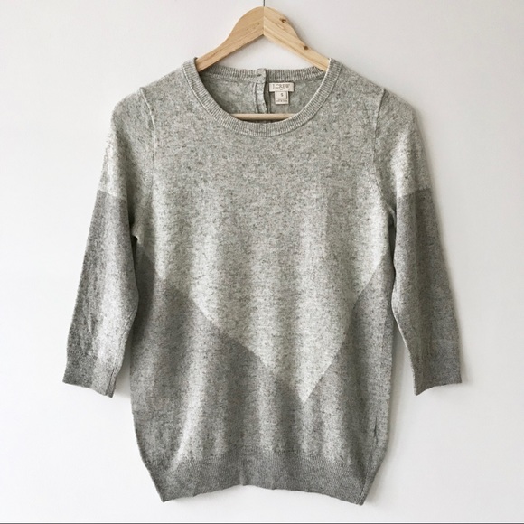 J.Crew Asymmetrical Intarsia Chevron Sweater - Picture 4 of 12